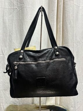 Campomaggi Leather Bag in Nero